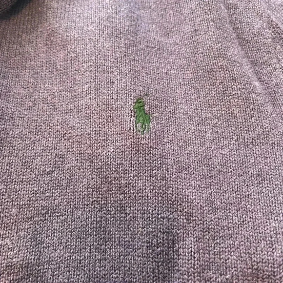 COPY - POLO by RALPH LAUREN MENS QUARTER ZIP SWEATER SIZE XXL - Picture 8 of 10